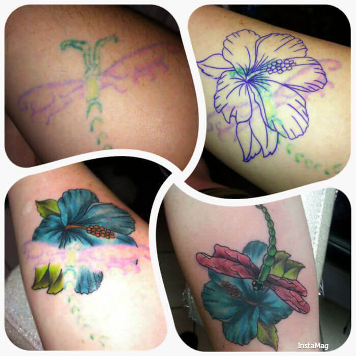 8. Dragonfly cover-up... Love it