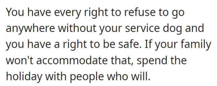 OP has every right to spend Thanksgiving with people who make her feel safe