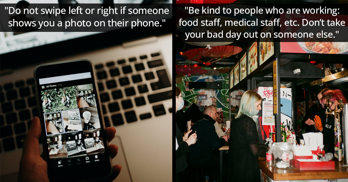 17 People Share Important "Unwritten Rules" In Life