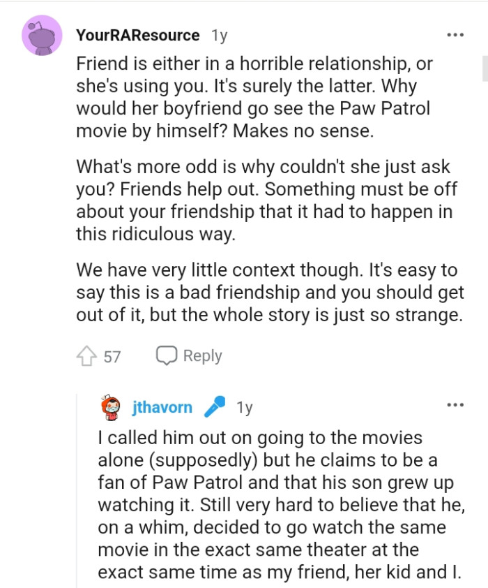 It is easy to say that this is a bad friendship