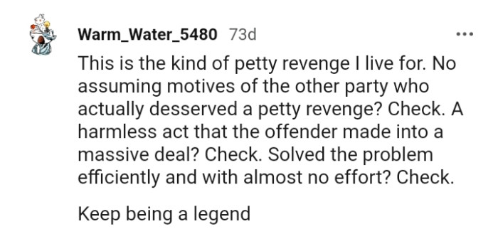 A Harmless Act That the Offender Made into a Massive Deal?