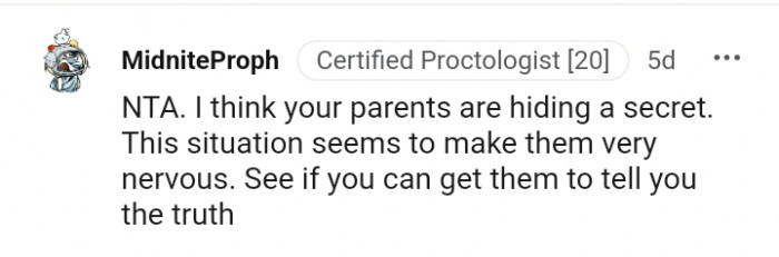 Keep scrolling to see what Redditors had to say about this story