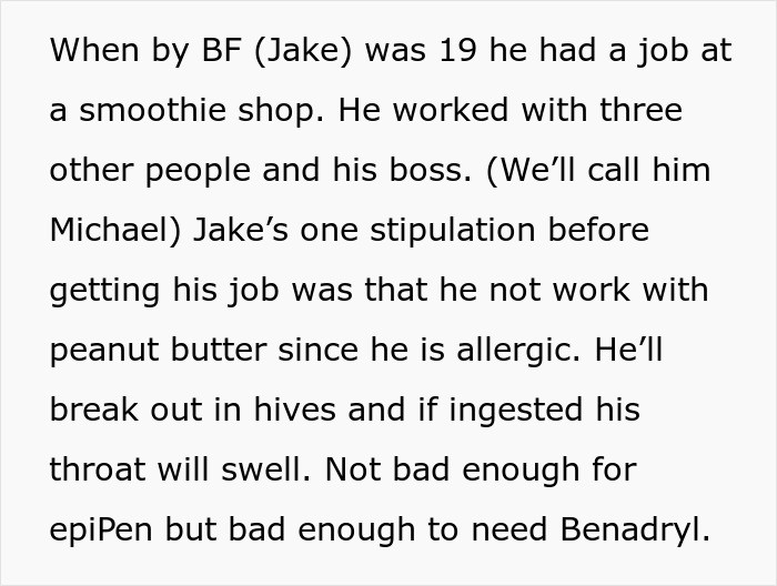 Jake had just one stipulation before getting the job, 