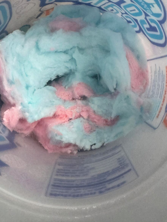 'Cotton Candy From My Kids' Easter Basket. Reminds Me Of Falkor From The NeverEnding Story'