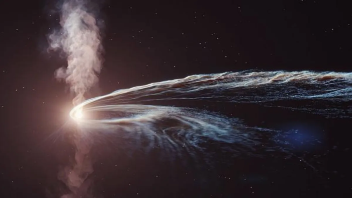 Telescope view of black hole AT2018hyz showing unprecedented energy surge signals