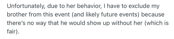 This issue with his wife has forced OP to exclude him from the upcoming game night, and possibly, future events