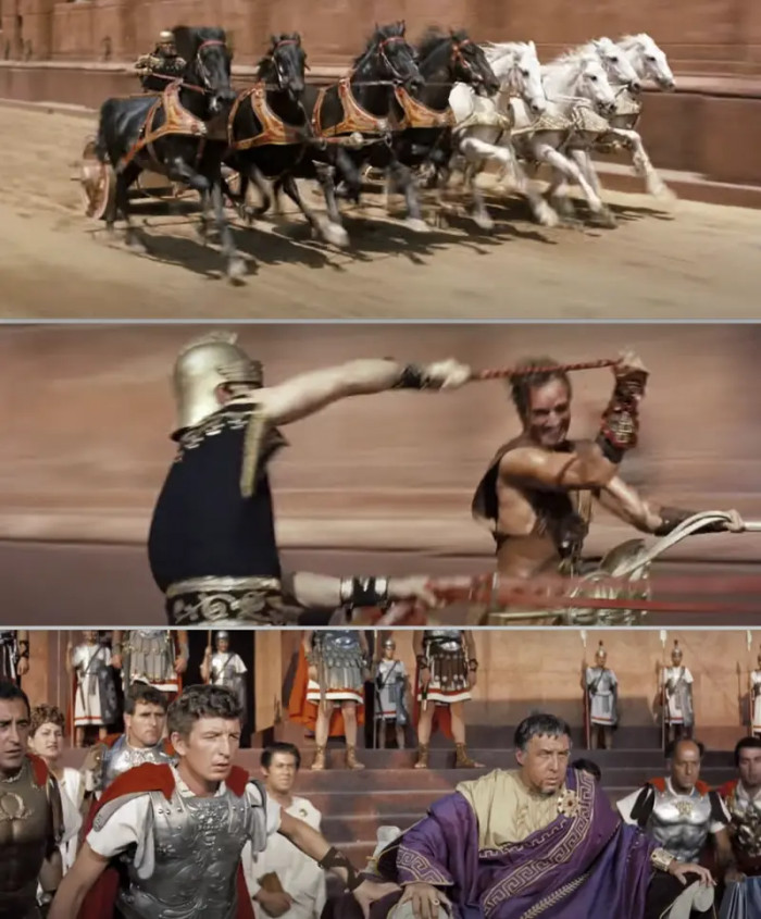 13. The chariot race in Ben-Hur (1959)