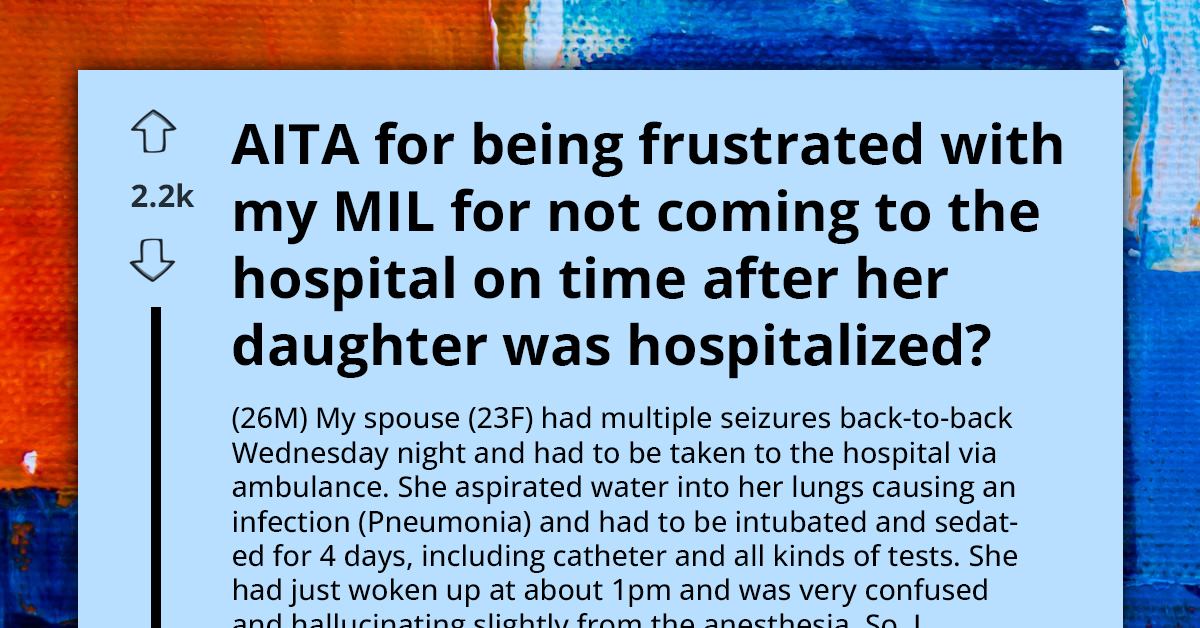 Man Asks For His MIL's Help In Caring For Her Sick Daughter As He Goes To Work, Response Shocks Him