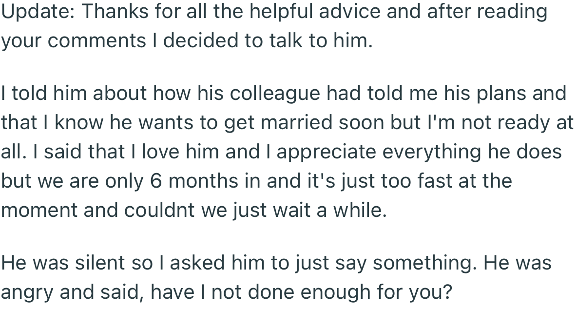 OP came back with an update