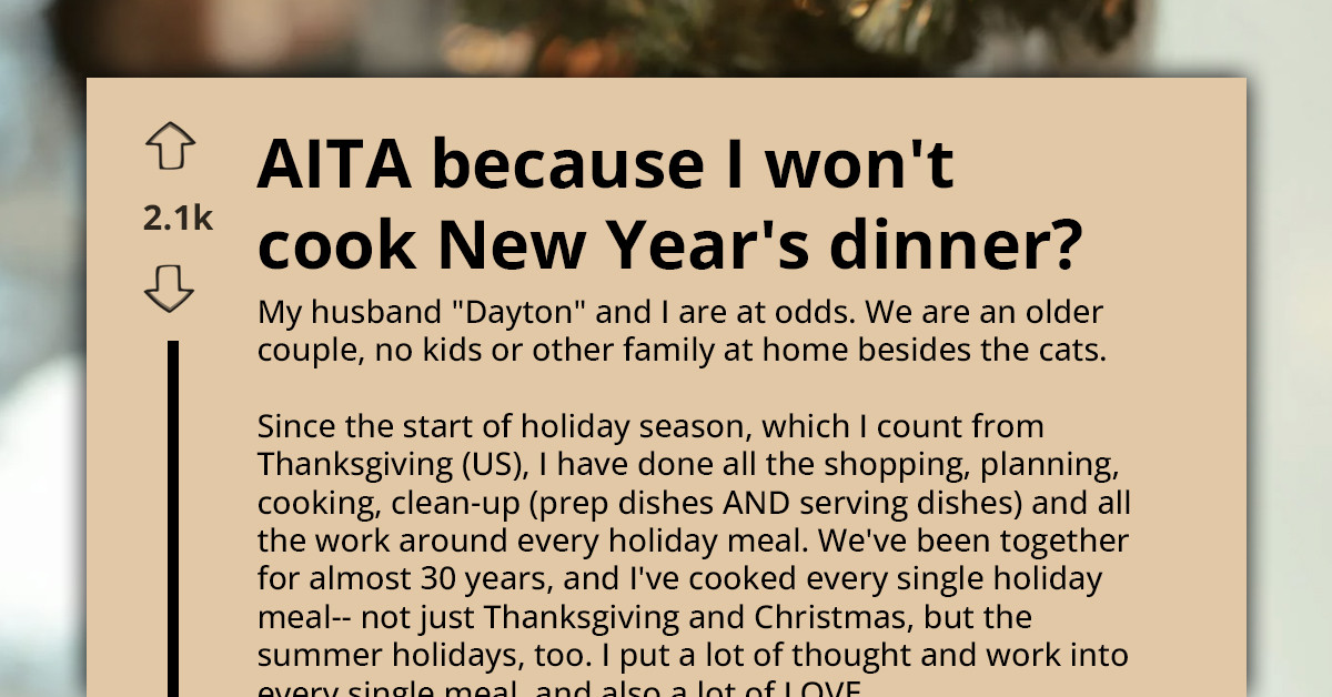 Wife Goes On Kitchen Strike For New Year’s After Husband’s Refusal To Wash Dishes