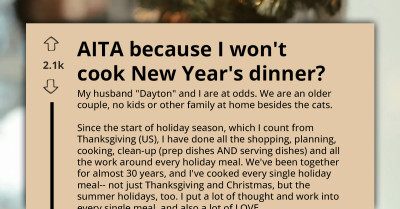 Wife Goes On Kitchen Strike For New Year’s After Husband’s Refusal To Wash Dishes