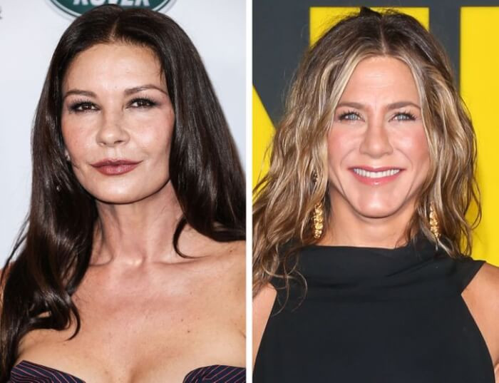 3. Catherine Zeta-Jones and Jennifer Aniston were both born in 1969