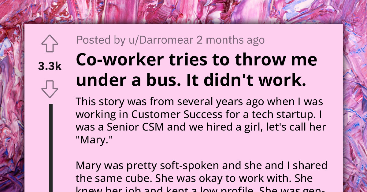 Redditor's Coworker Has Meltdown After Convincing Herself That The Entire Office Is Against Her