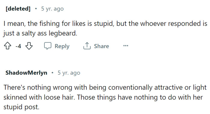 Fishing for likes is stupid