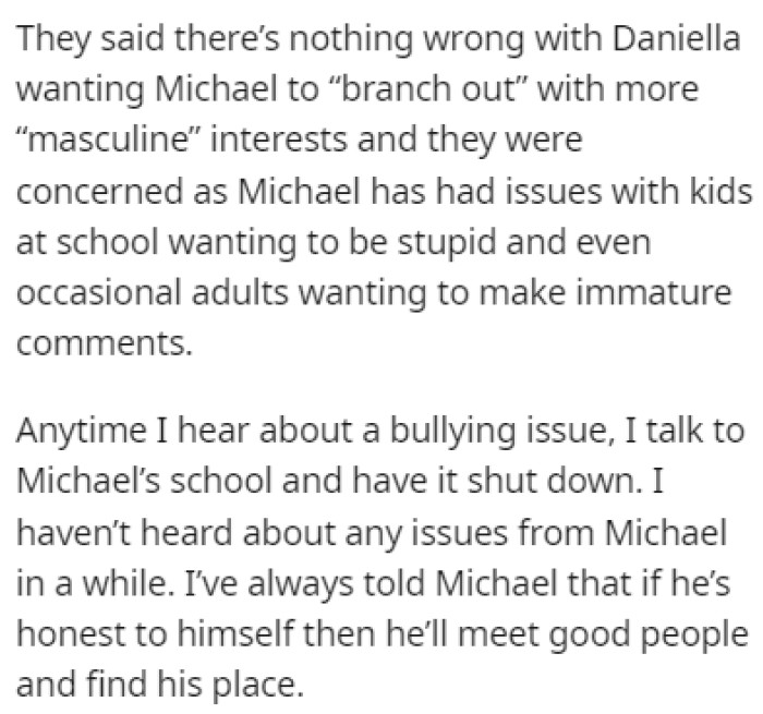 Daniella got other family members involved in this