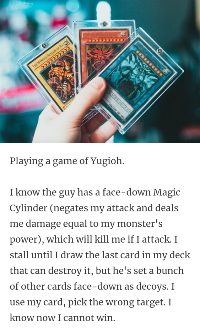 27. I know now I cannot win