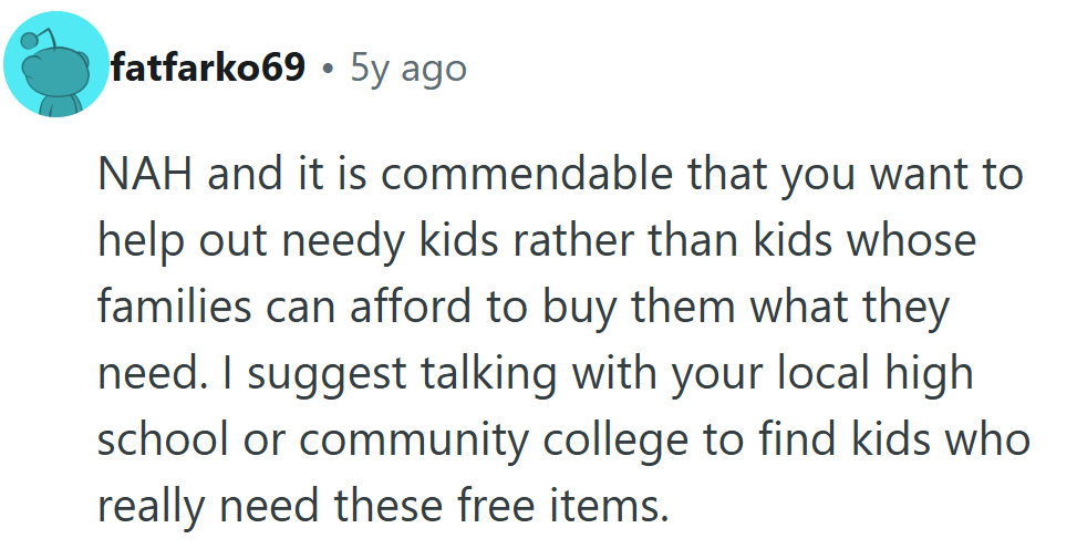 A rare peaceful take — no villains here, just some misplaced family math.