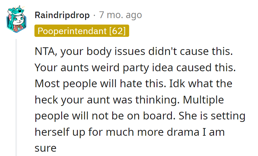 Aunt's party idea is a drama queen in itself. Even the Queen would RSVP 'no' to this royal mess.