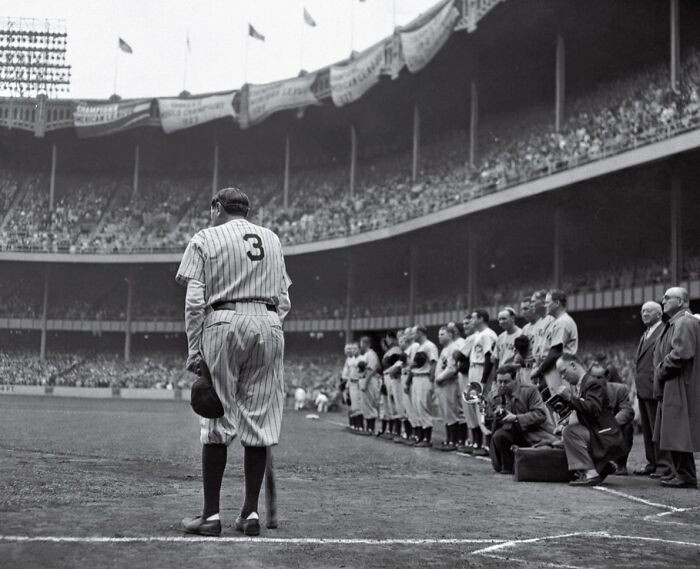Baseball Legend Babe Ruth Takes His Final Bow, 1948