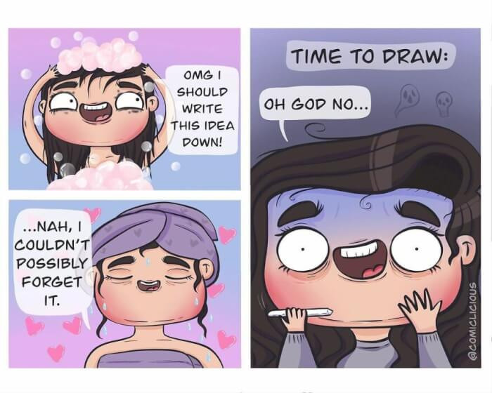 25. When you don’t write down an idea