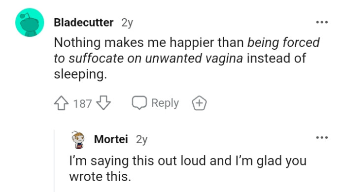 This Redditor is saying this out loud and is glad it was written