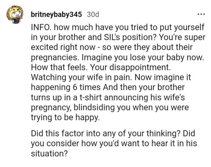 Did this factor into any of your thinking?