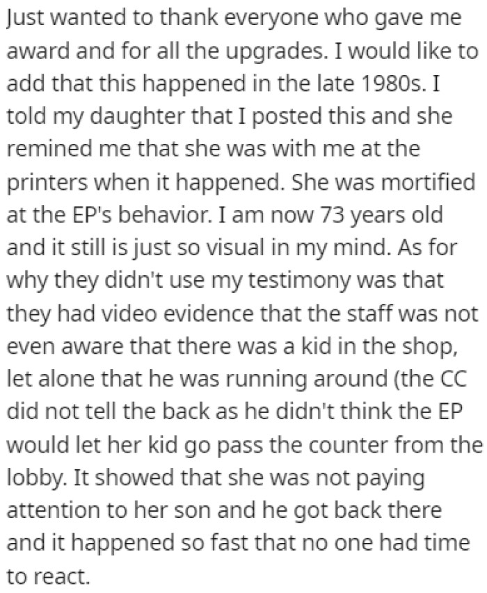 OP provided an edit to the story that explains some things