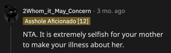 Considering what was said, walking out of the house was the kindest thing OP could have done