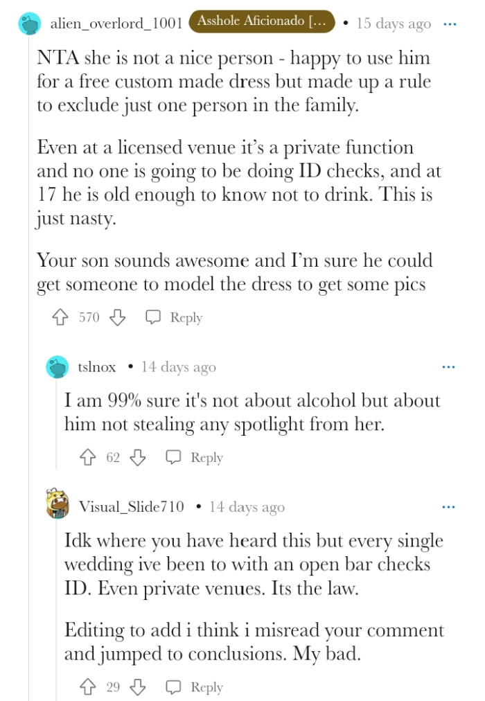 Very nonsensical excuses.