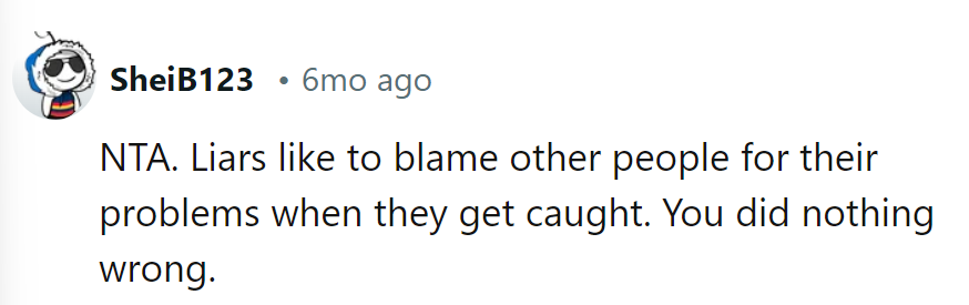 Caught in a web of lies, but the blame game won't fix it. Stay innocent.