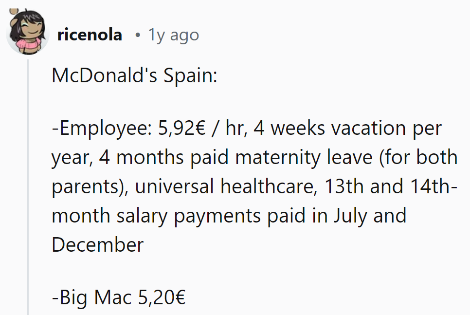 Looks like McDonald's in Spain serves up more than just Big Macs—they're dishing out some serious perks too!