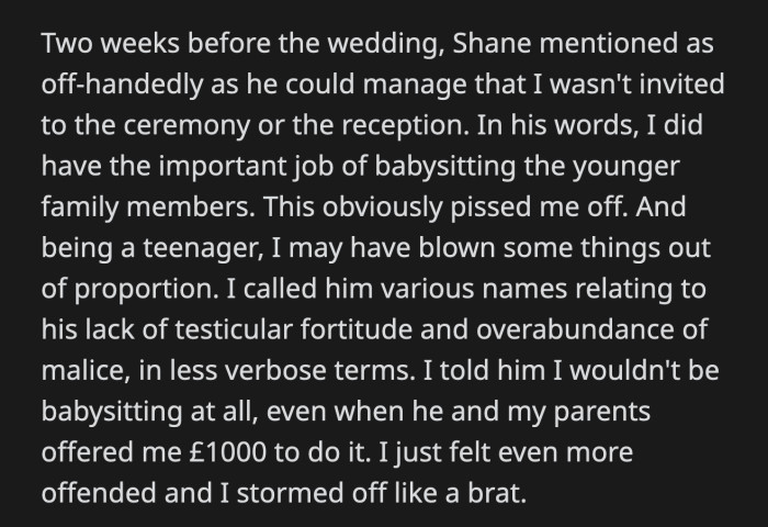 Shane contacted OP recently. The 26-year-old suspects it's because he wants to move into his house after Natalie kicked him out of their home.