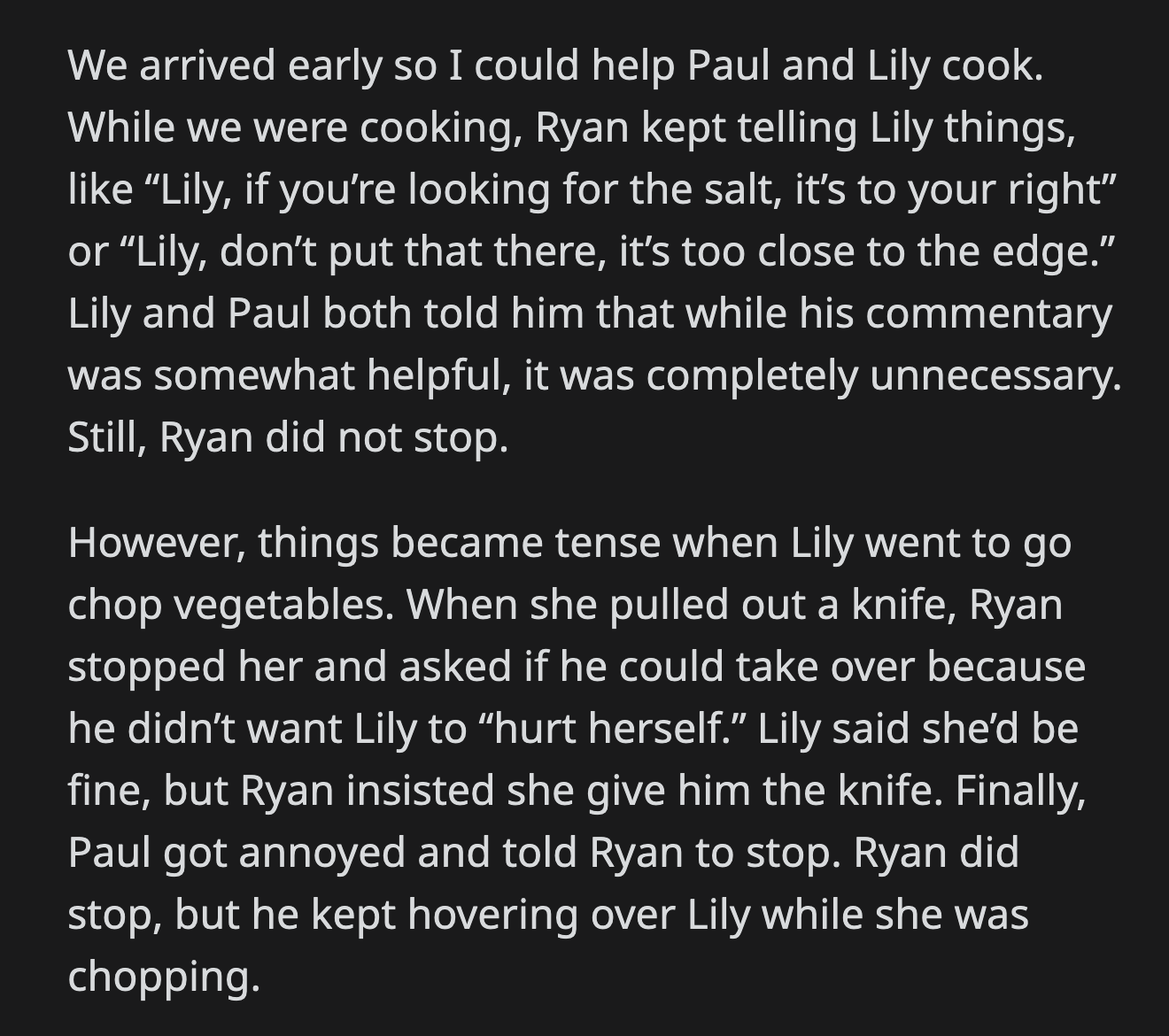 The kids handed their mom some items, and she had to guess what they were. Lily made wild guesses to make her daughters laugh.