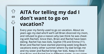 Redditor Branded ‘Ungrateful’ By Dad For Turning Down Vacation With His New Girlfriend’s Family