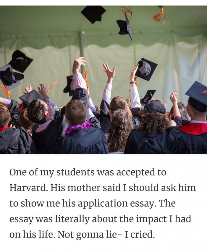 8. I wonder what the essay all about.