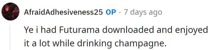 The OP confirmed that he enjoyed the flight