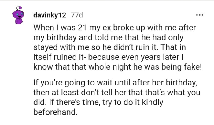 The OP should try to do it kindly beforehand