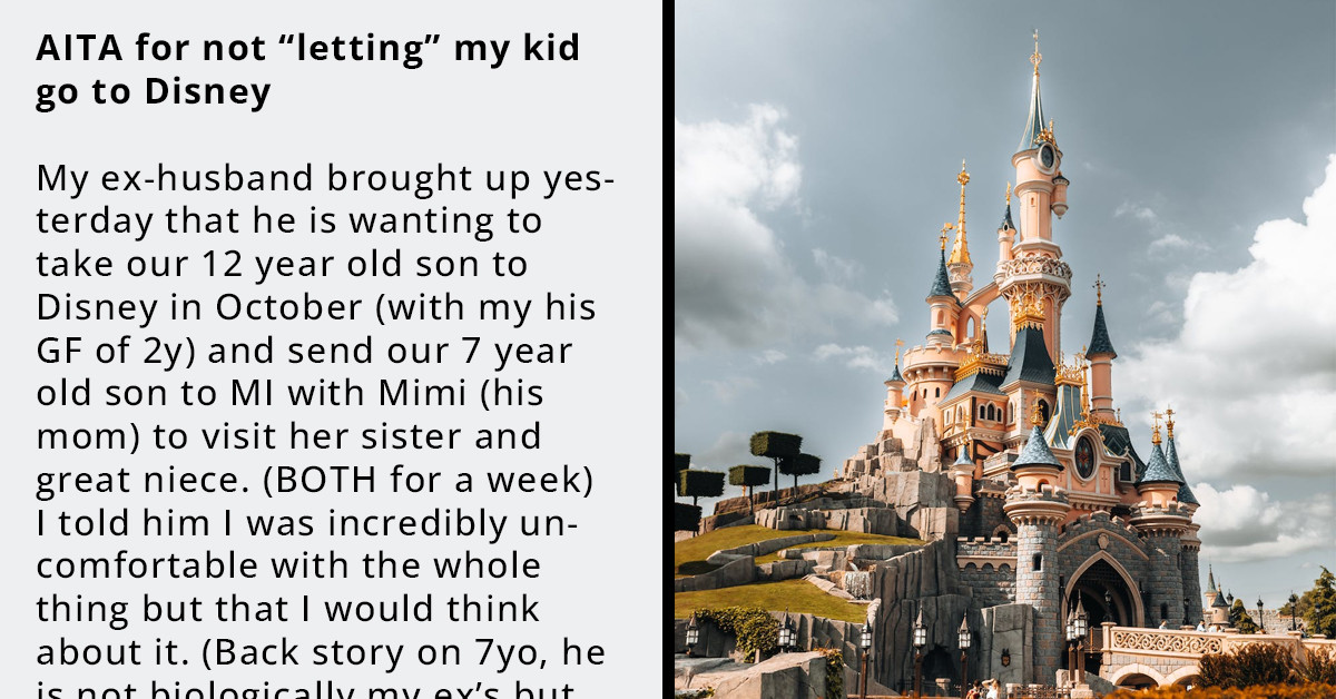 Woman Doesn't Let Ex Take Their Older Son To Disney World If He Doesn't Take The Younger Son With Them