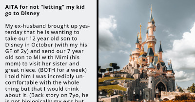 Woman Doesn't Let Ex Take Their Older Son To Disney World If He Doesn't Take The Younger Son With Them