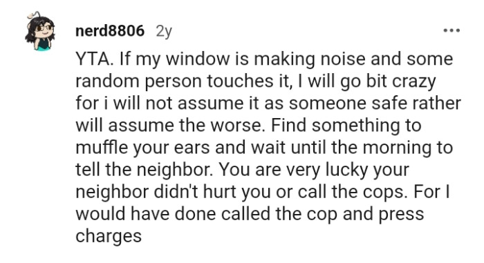 This Redditor would have called the cops and pressed charges