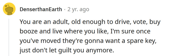 Enough with the guilt!