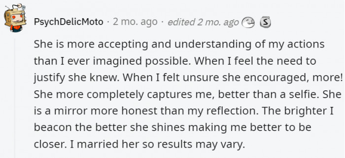 30. When you find a person like this, keep them!