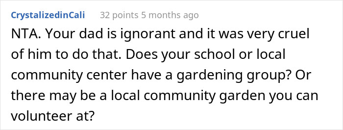 Talent wasted because of an insecure dad. Tragic.