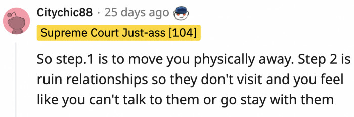 Don't wait for his next move, OP.