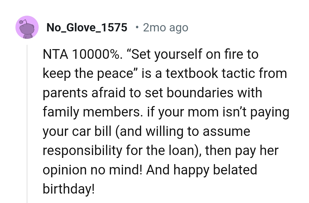 Happy belated birthday