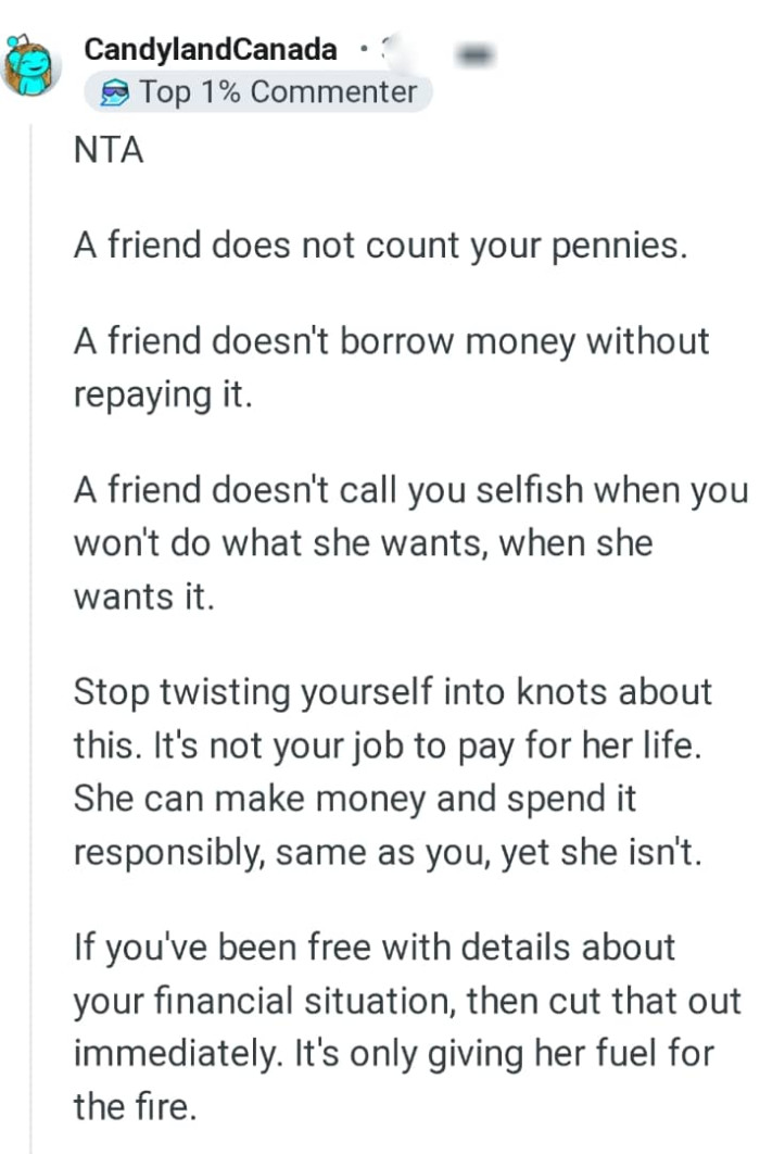 The OP should stop twisting himself into knots