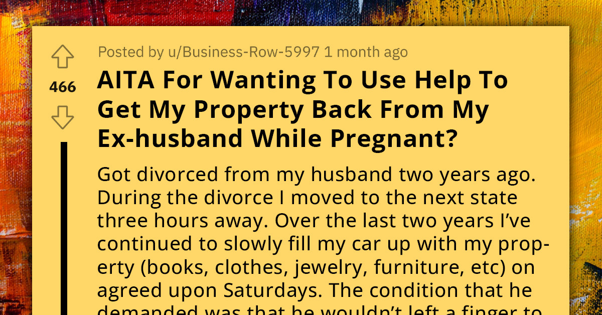Pregnant Woman Seeks Desperate Solution After Ex-Husband Refuses To Allow Anyone Assist Her In Packing Her Belongings From His House