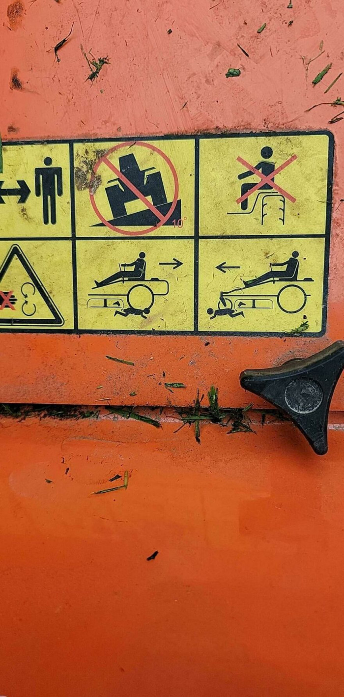 40. Apparently My Husqvarna Lawn Mower Believes That If You Run Over A Child, You Should Make Sure That You Do It Twice For Good Measure