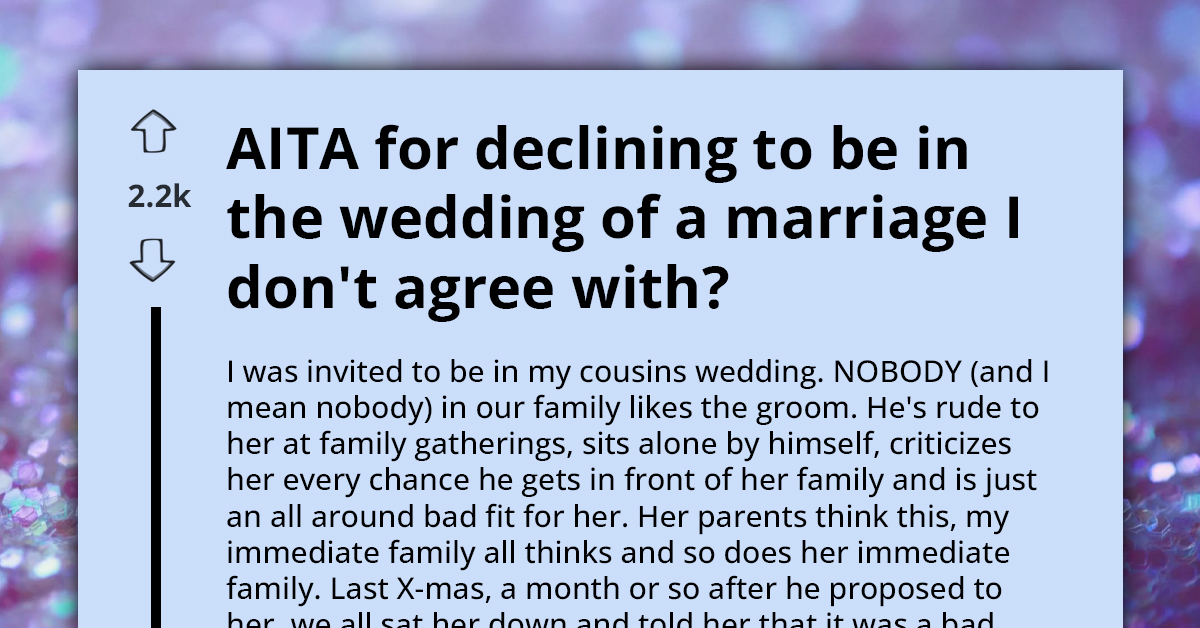 Man Seeks Tactful Method to Decline Family Wedding Invitation While Maintaining Harmony