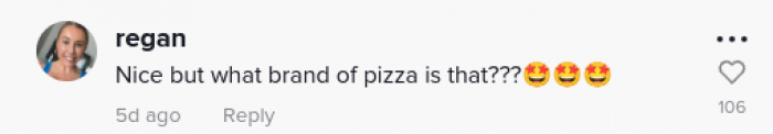 Some people were only concerned about what kind of pizza she was eating.